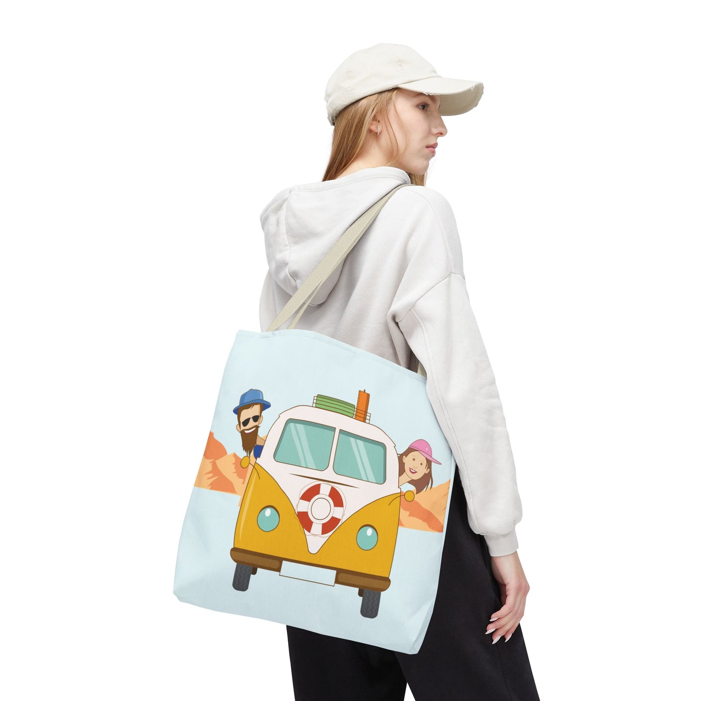Van Life Together | Fun Road Trip Couple Tote Bag