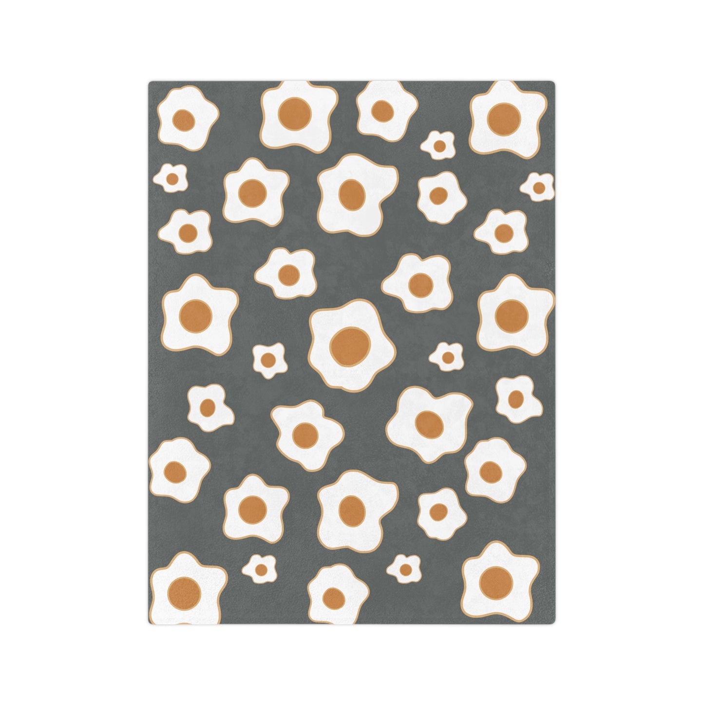 “Sunny Egg Blossom” Velveteen Blanket | Cute & Cozy Delight
