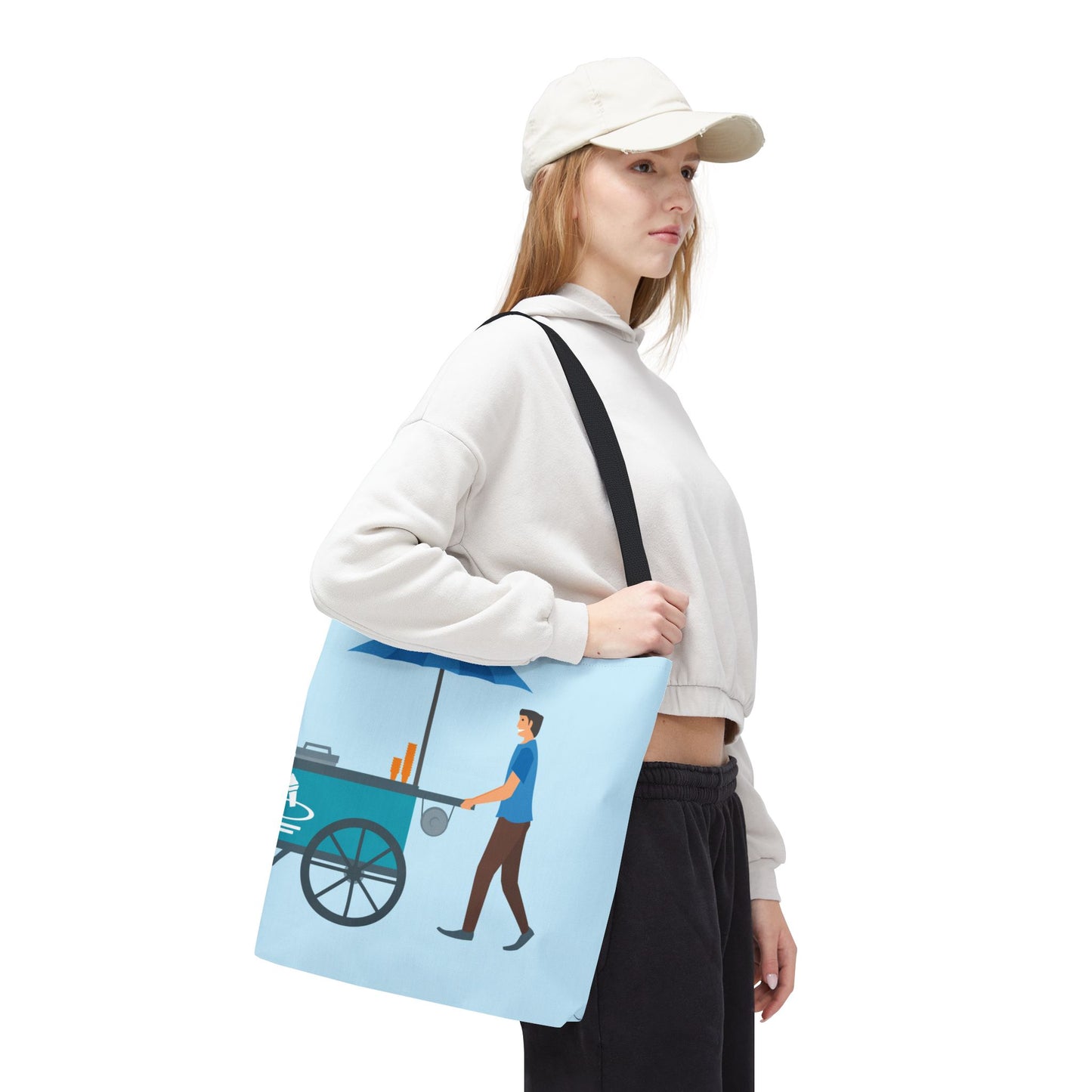 Sweet Ice Cream Ride | Fun Ice Cream Truck Tote Bag Full of Summer Vibes