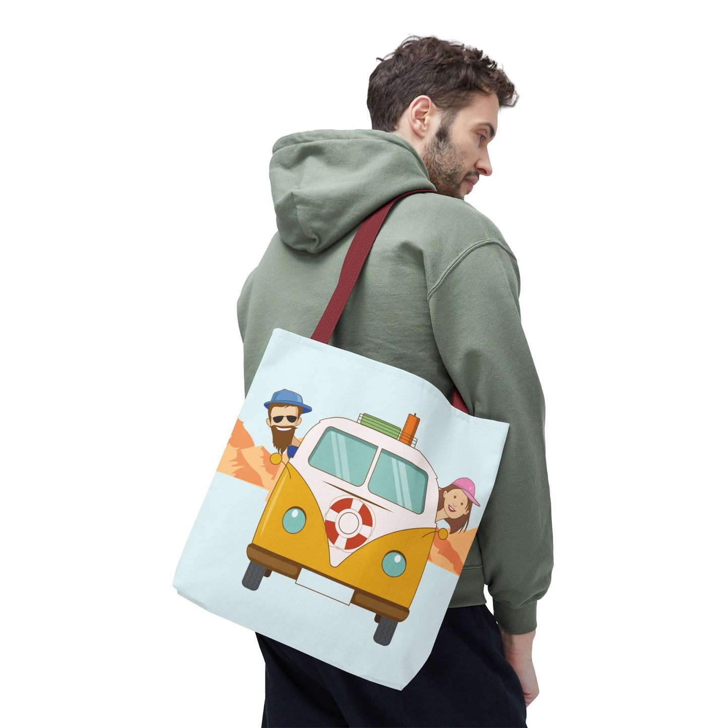 Van Life Together | Fun Road Trip Couple Tote Bag