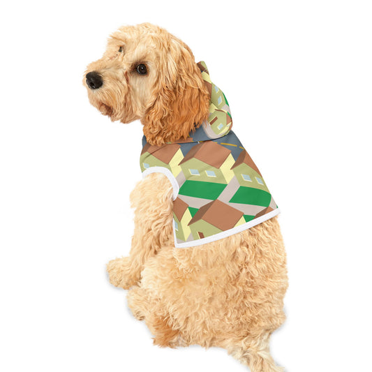 “Little Cityscape” Pet Hoodie | Urban Streetwear for Stylish Pets