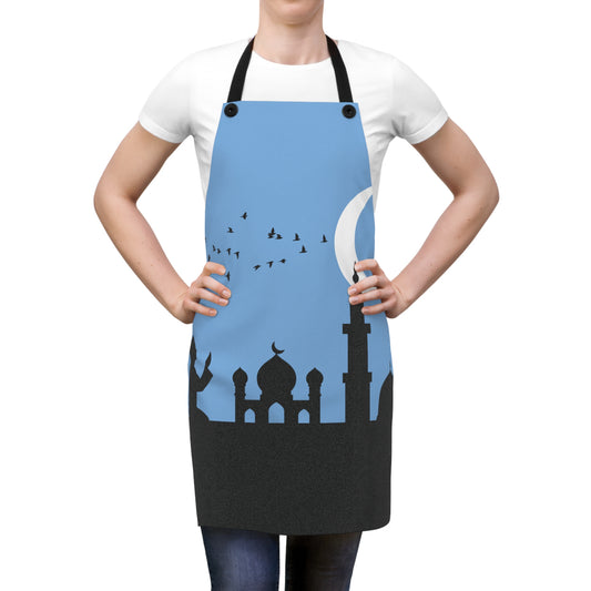“Tranquil Faith” Apron | Minimalist Design of Muslim Prayer