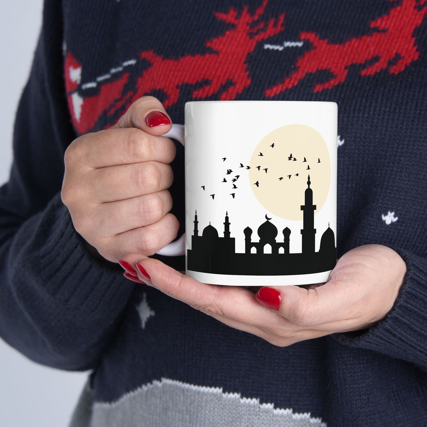 Sunset Mosque Mug | Elegant Serenity