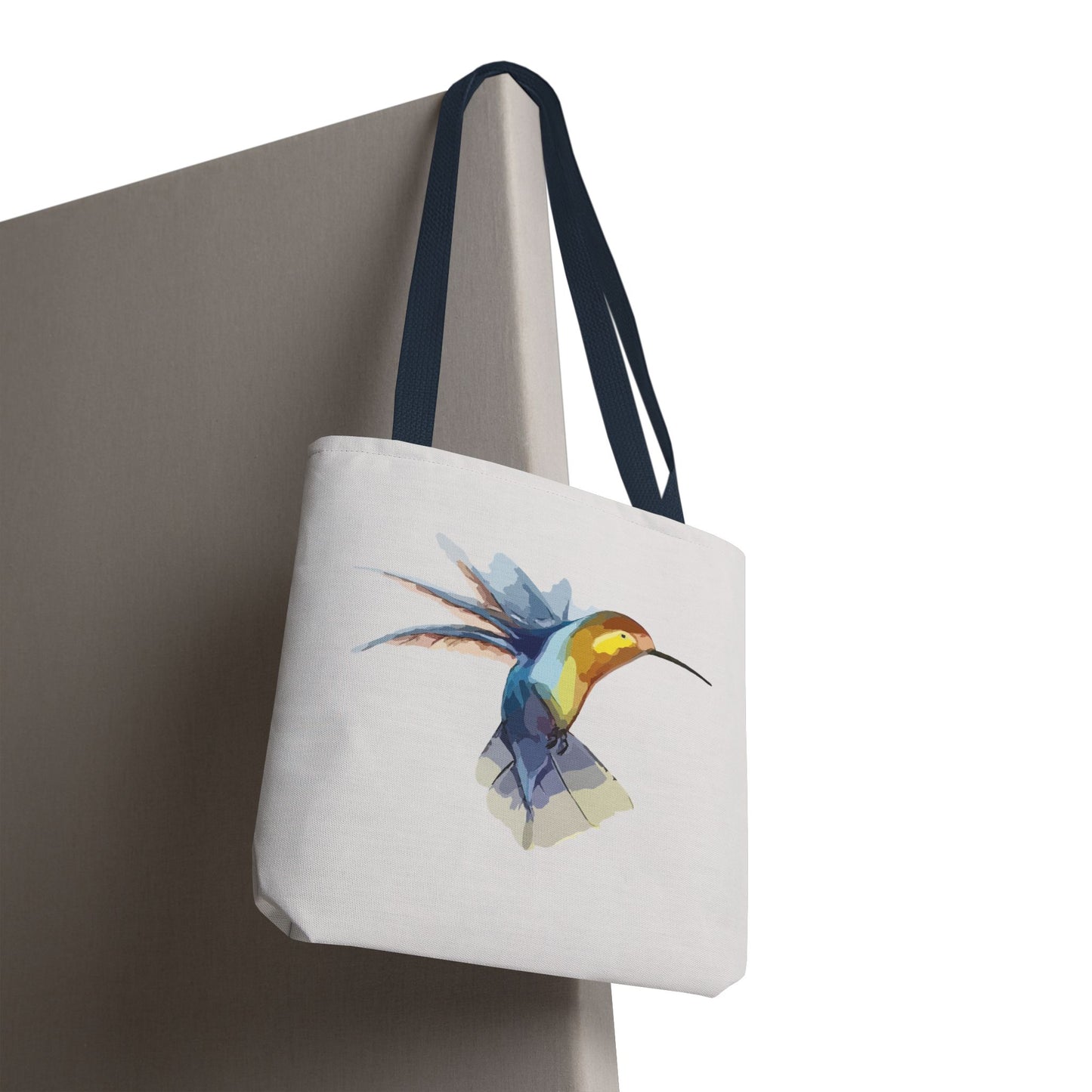 Hummingbird Art Flight | Artistic Hummingbird Tote Bag