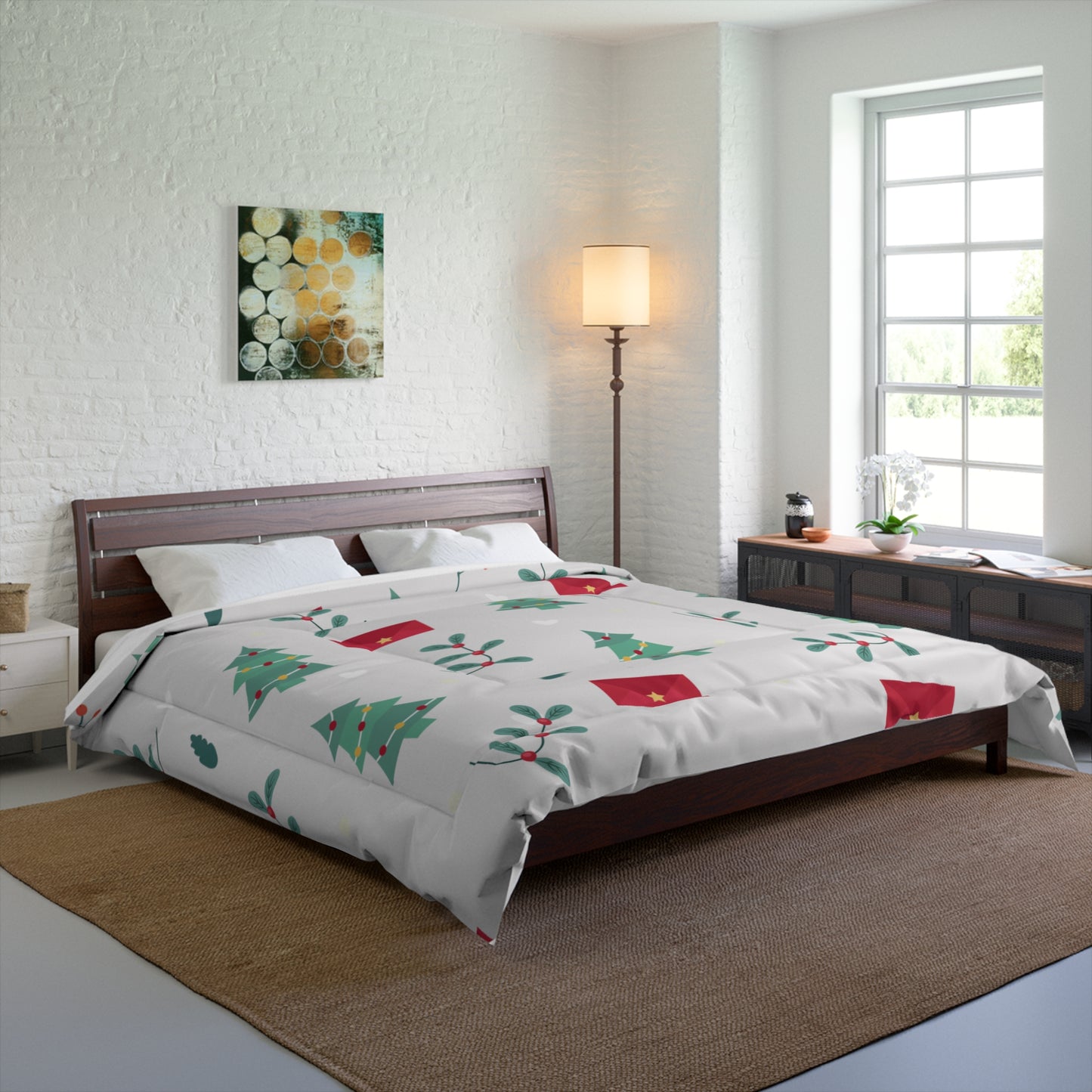 Warm Christmas Magic | Festive Christmas Pattern Comforter