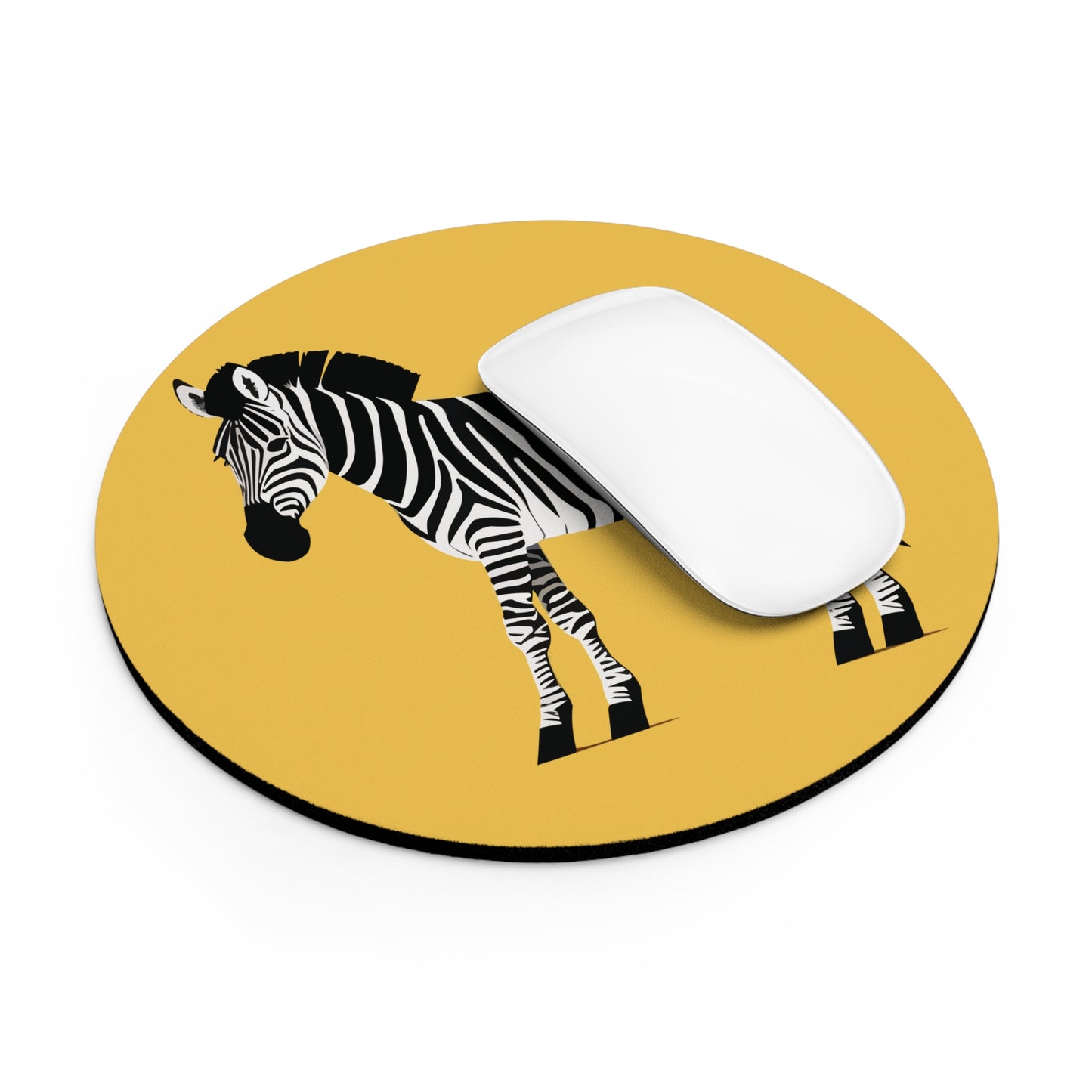Zebra Dash Mouse Pad | Vibrant Zebra Desk Accessory