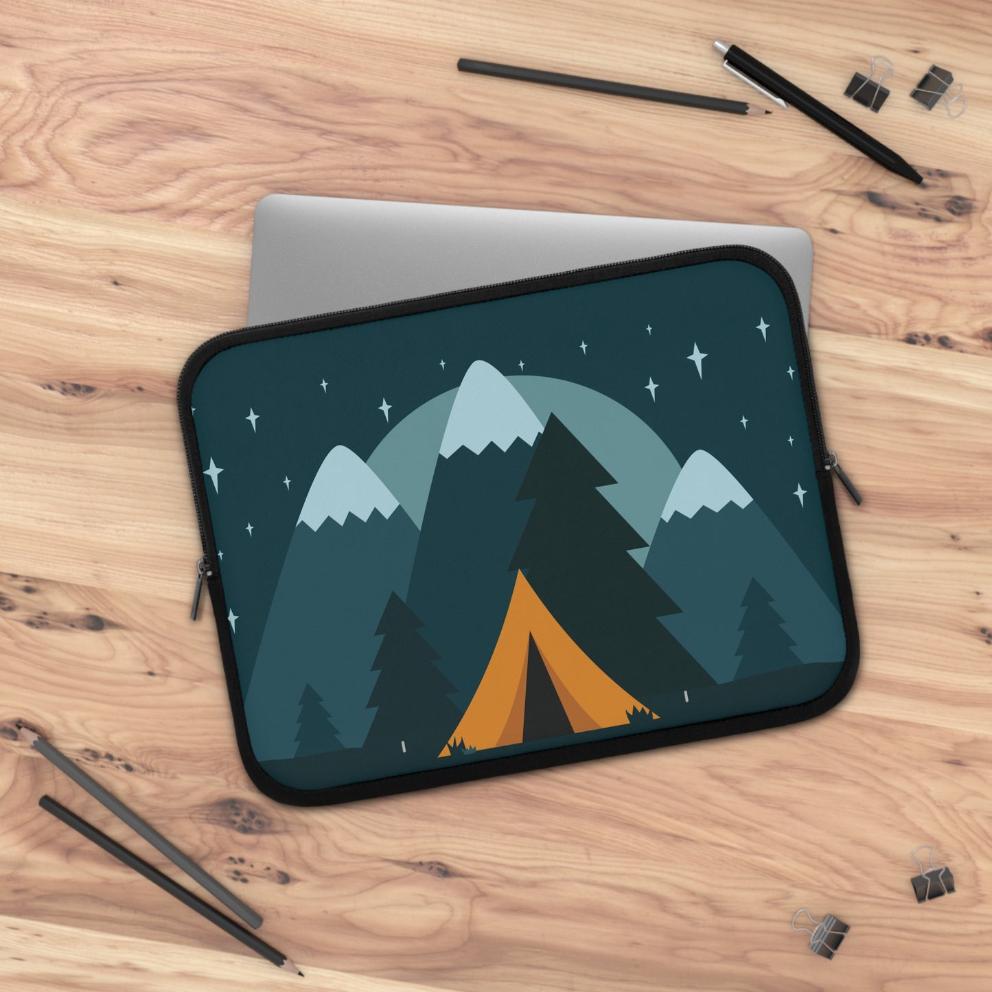 Camp Under The Stars | Nature Camping Tent Laptop Sleeve for Outdoor Lovers