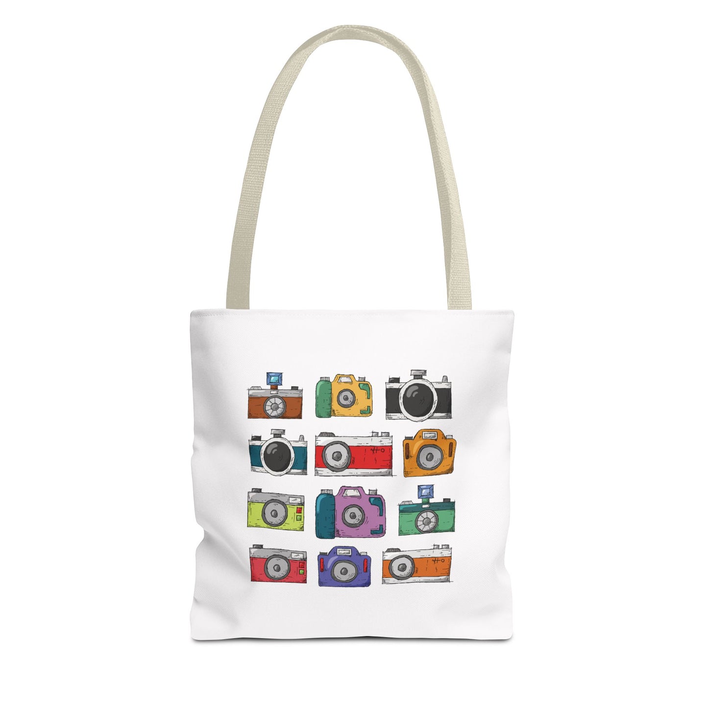 Retro Camera Vibes | Vintage Camera Tote Bag for Art Lovers