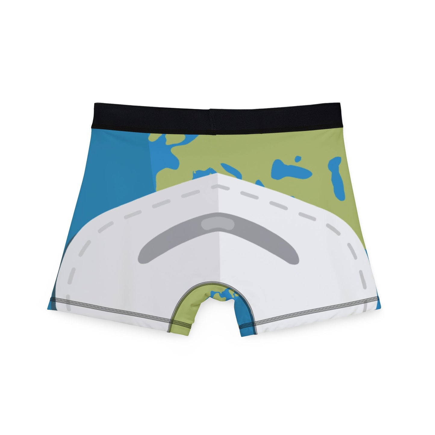 Global Virus Vibes | Men’s All-Over Print Boxers | Fun Chaos From A Tiny World