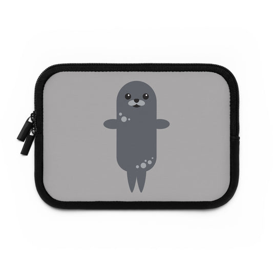 Playful Seal Splash | Seal Swimming Laptop Sleeve | Bring Ocean Vibes to Your Workday