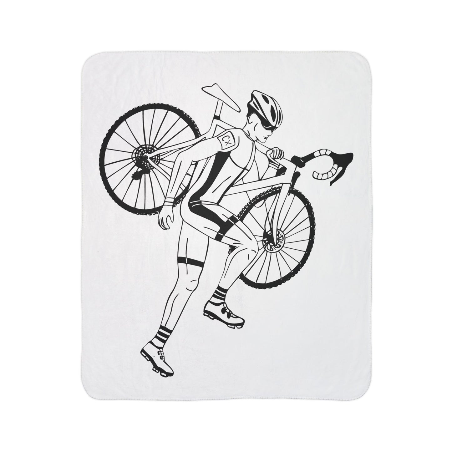 Cyclist Sherpa Blanket | Smooth Ride, Cozy Vibe