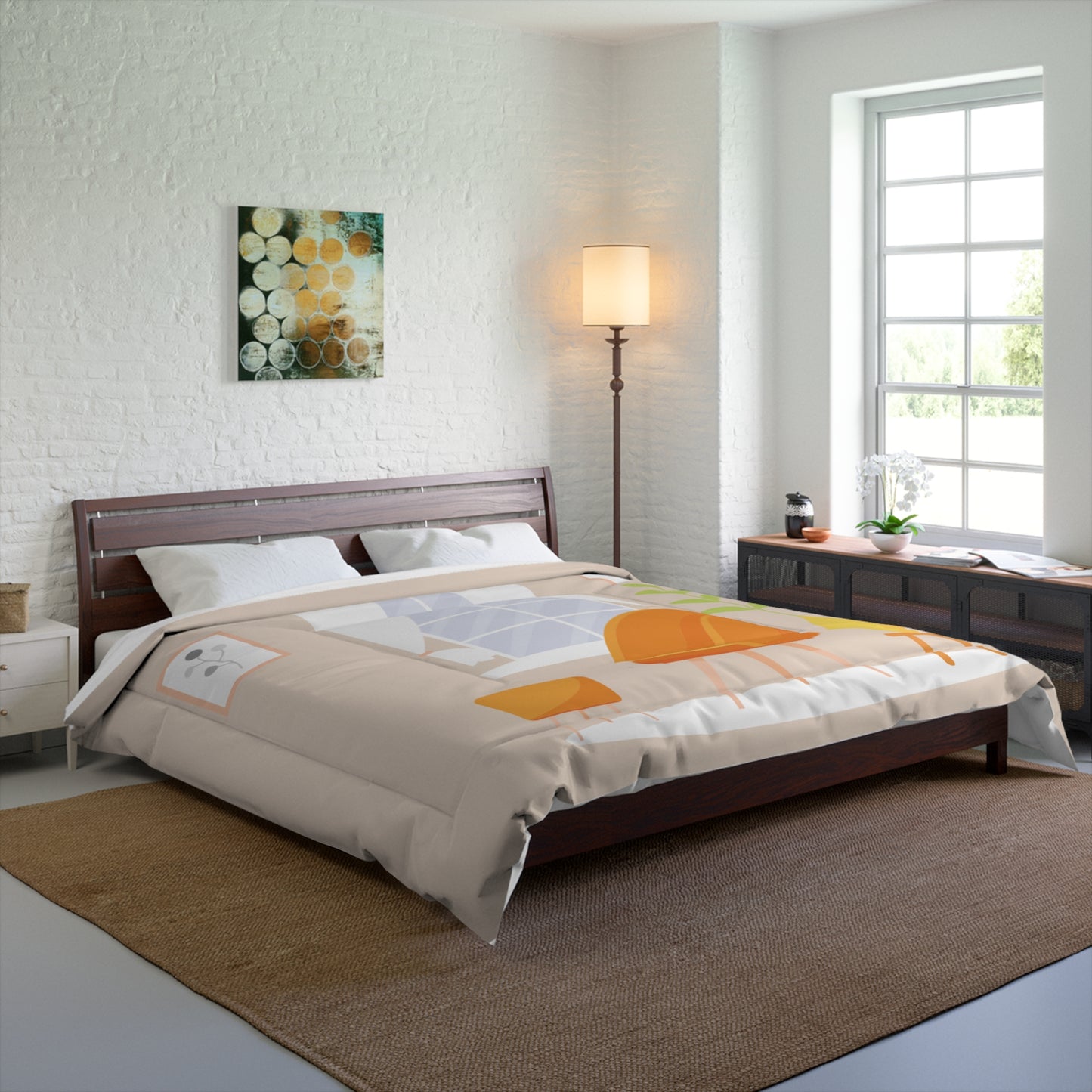 Living Room Accent Comforter | A Bold Decorative Touch for Modern Spaces