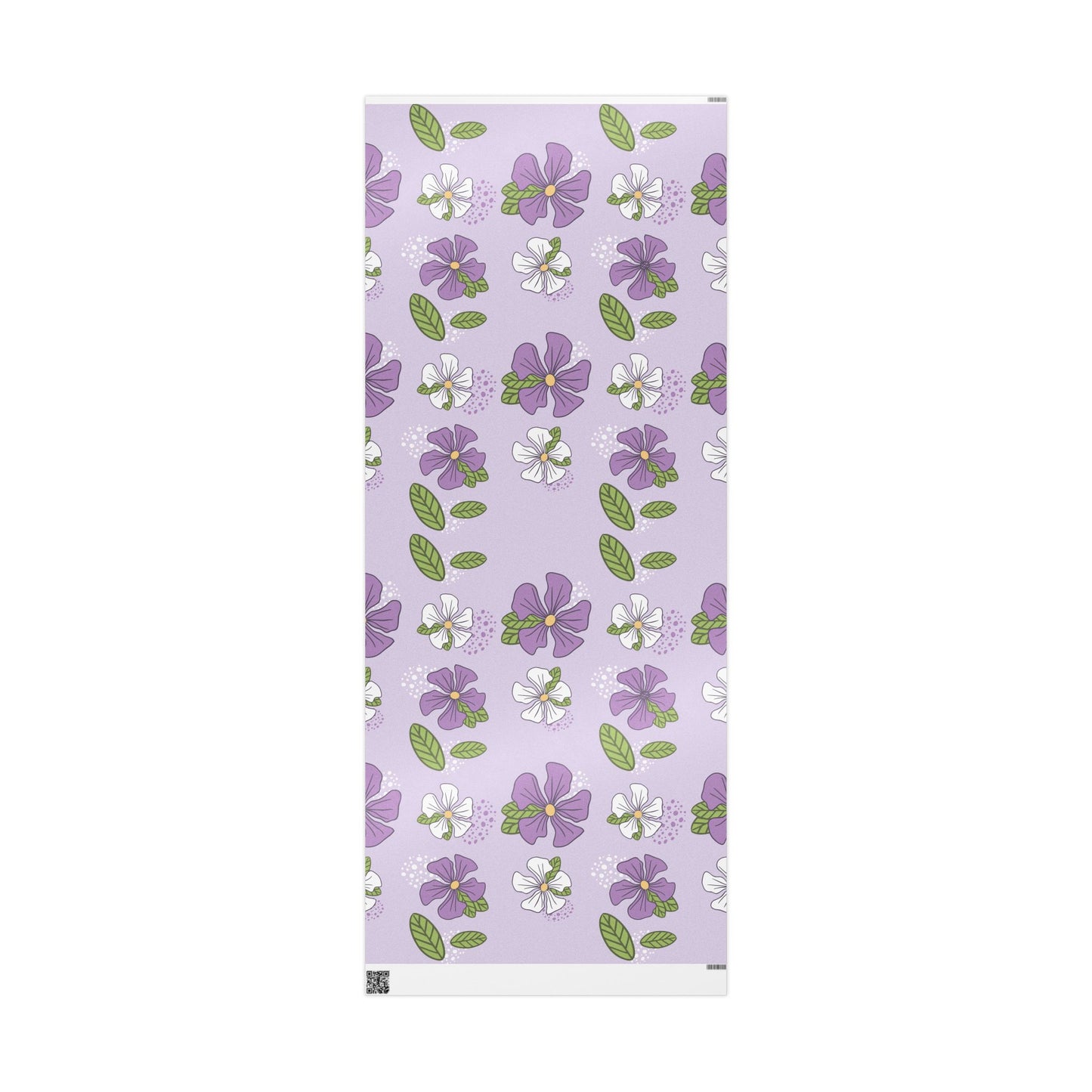 Purple Blossom Elegance | Premium Floral Wrapping Paper