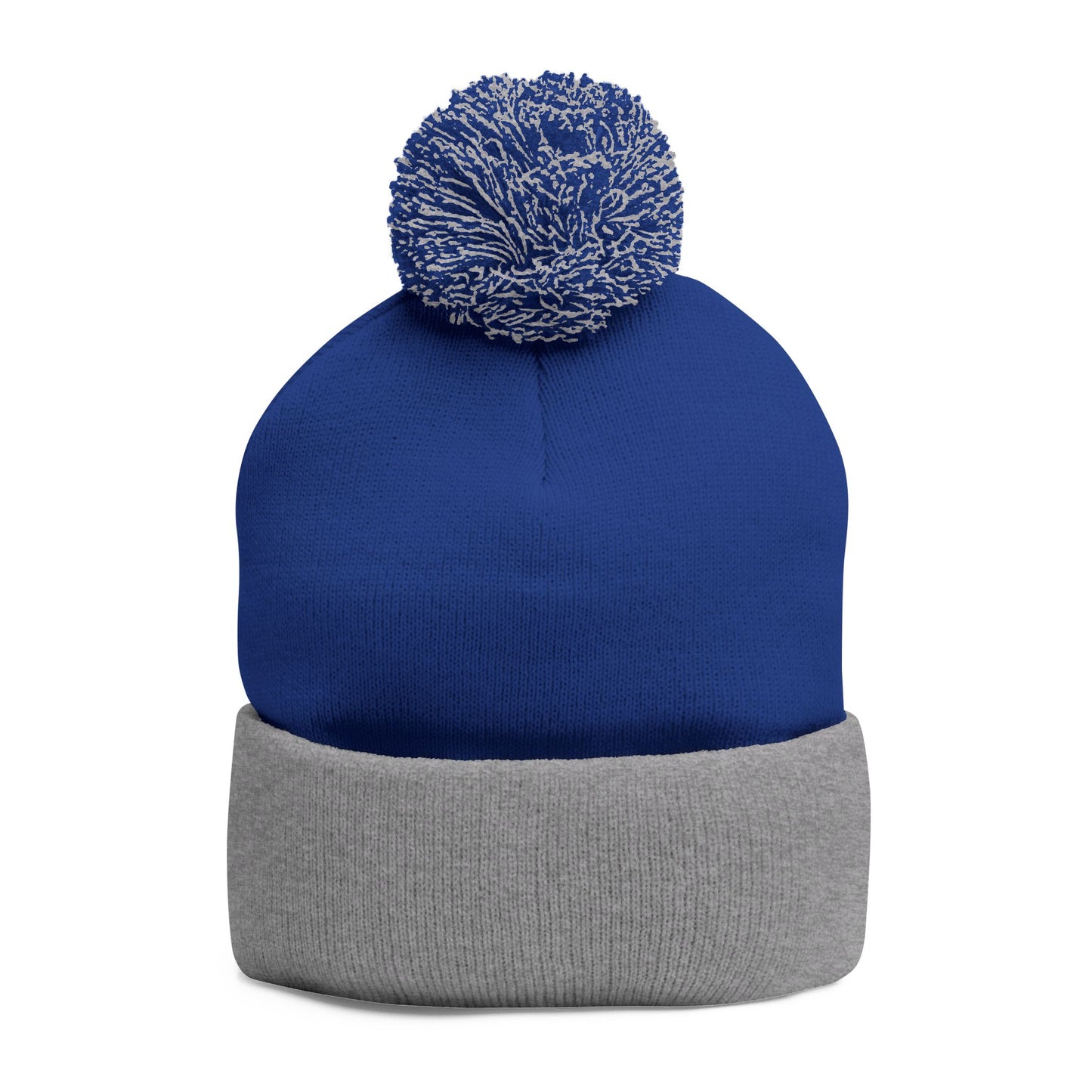 Freedom Bike | Artistic Embroidered Pom-Pom Knit Cap