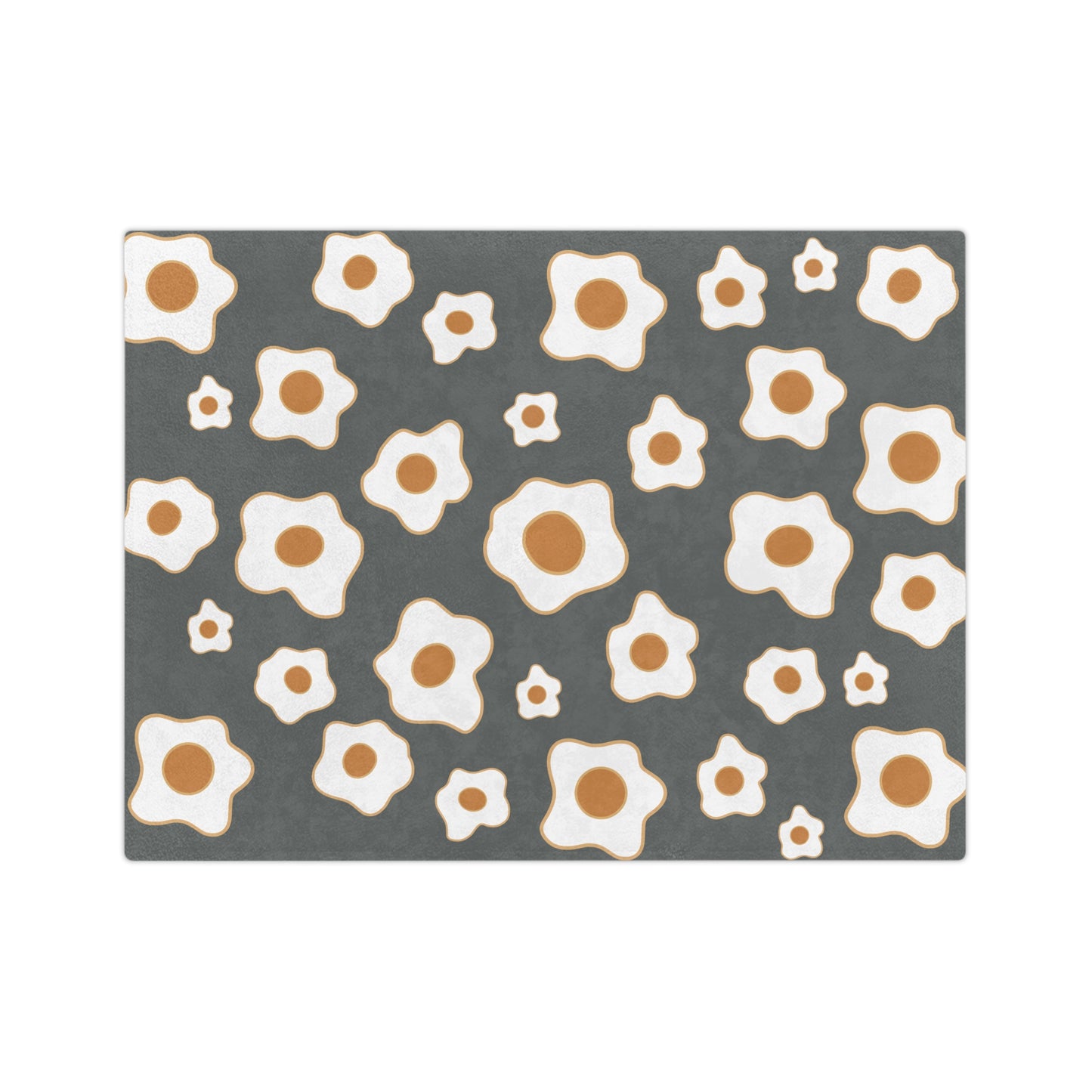“Sunny Egg Blossom” Velveteen Blanket | Cute & Cozy Delight