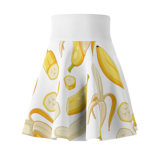 Floral Bloom Women's Skater Skirt – Lightweight All-Over Print AOP