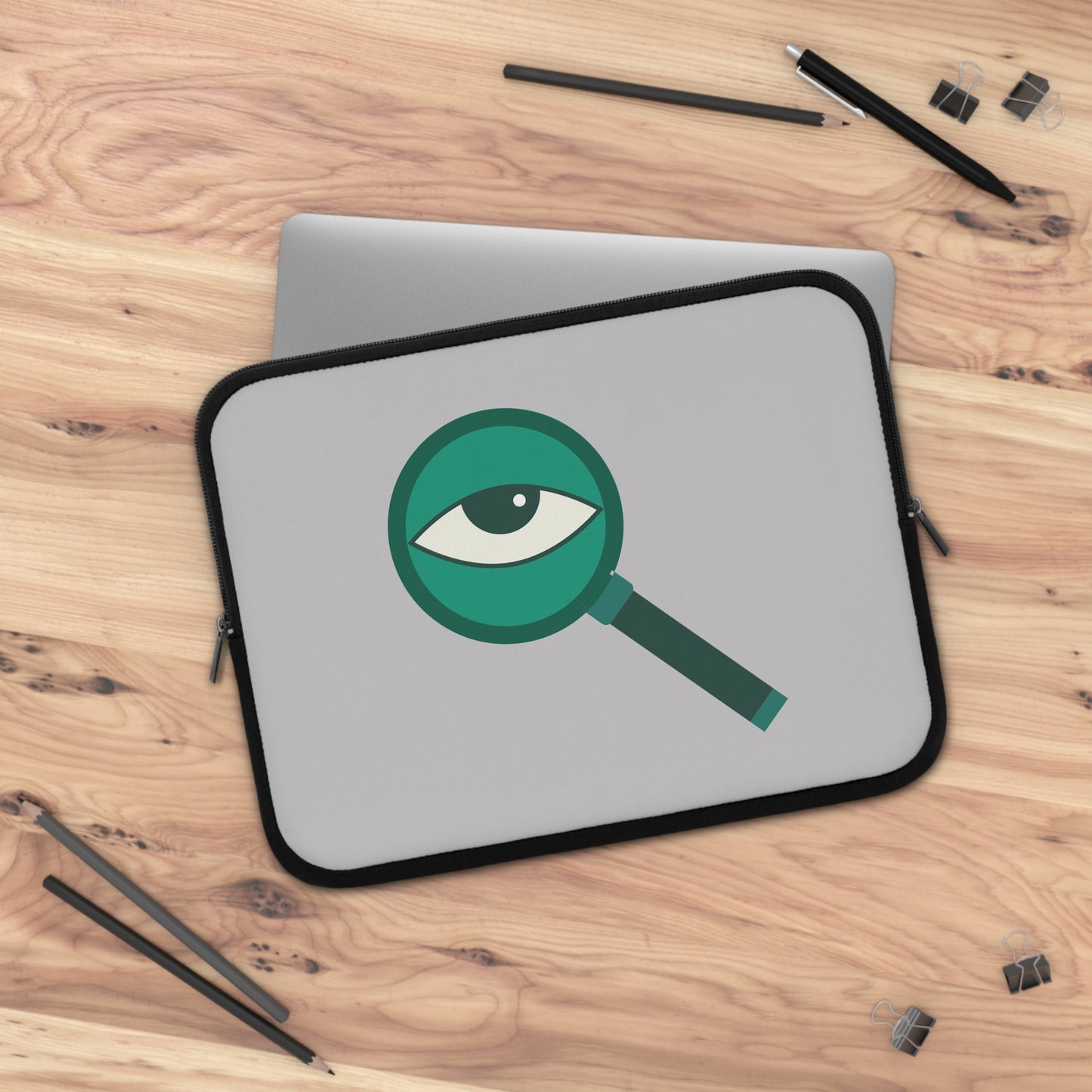Focus Finder | Creative Magnifying Glass Laptop Sleeve