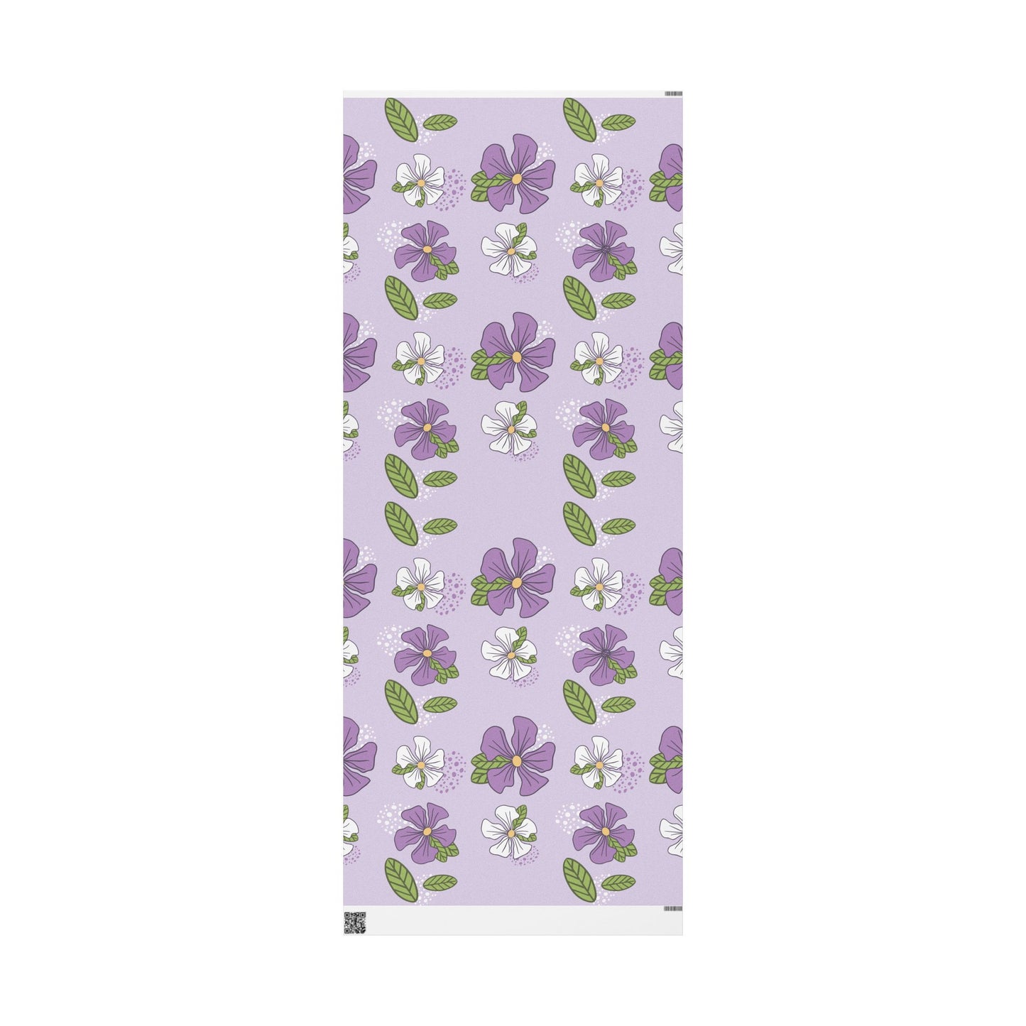Purple Blossom Elegance | Premium Floral Wrapping Paper