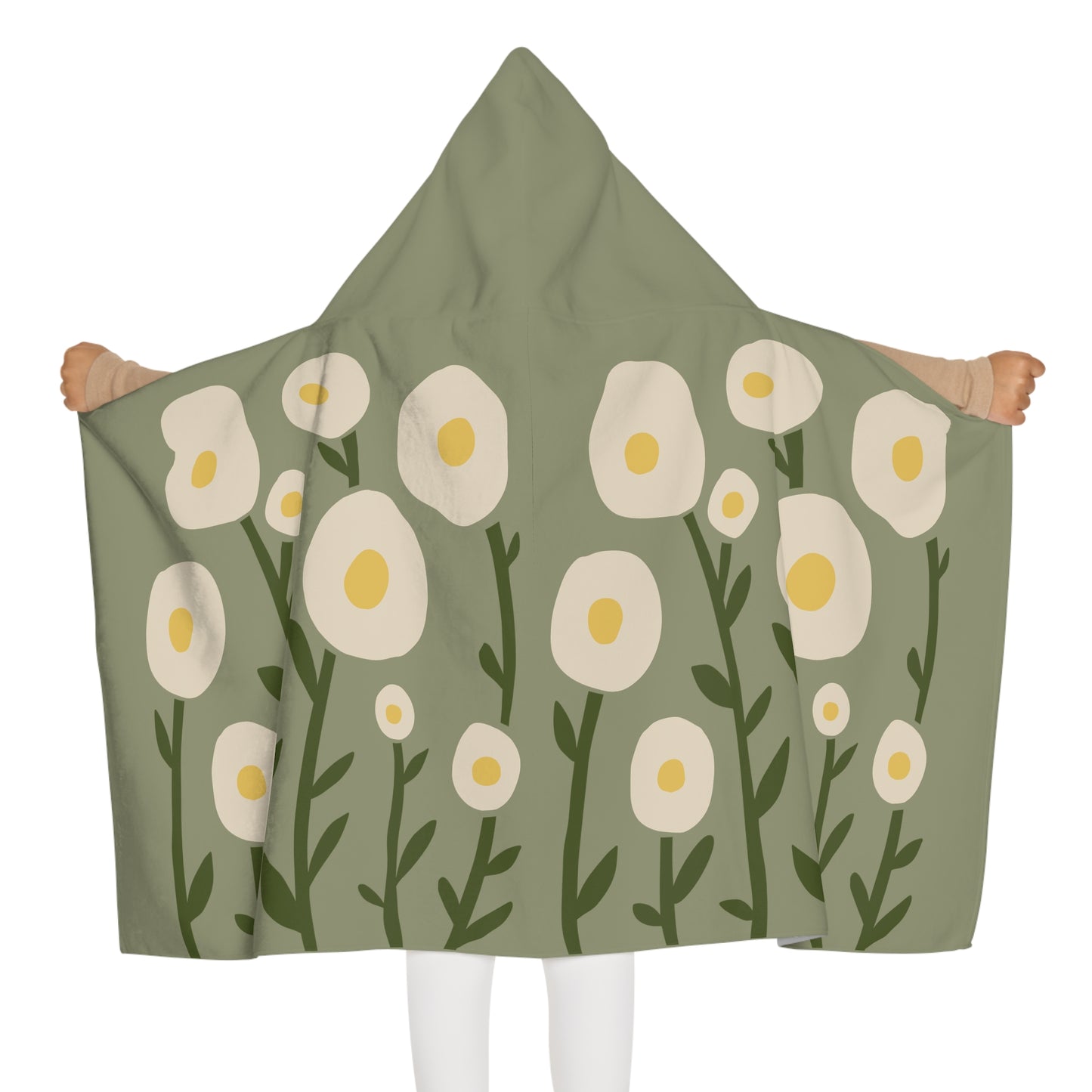 Sunny Egg Bloom Hooded Towel | Fun & Minimalist for Kids