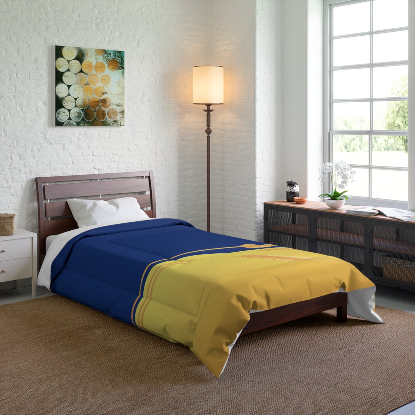 Golden Harvest Dream | Wheat Field Inspired Comforter For A Calm Bedroom