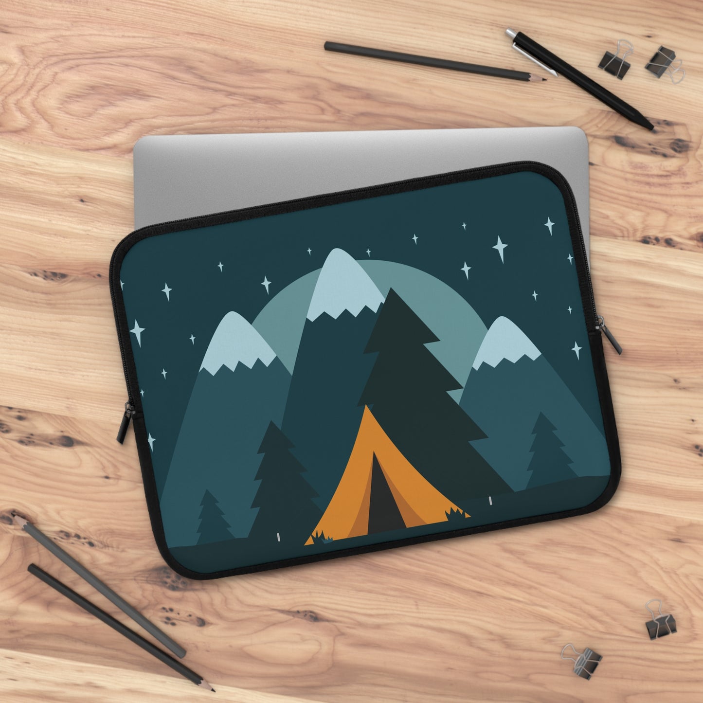 Camp Under The Stars | Nature Camping Tent Laptop Sleeve for Outdoor Lovers