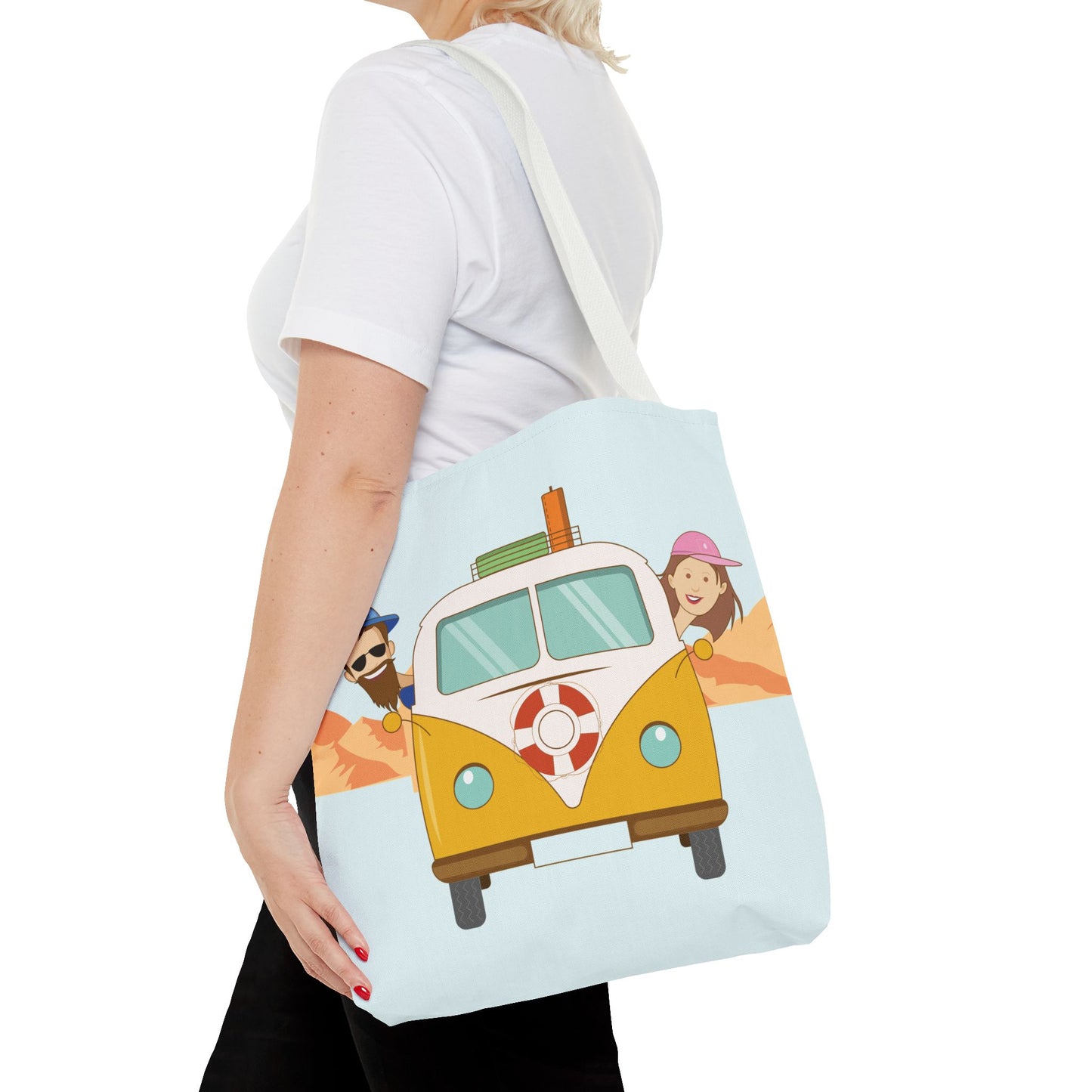 Van Life Together | Fun Road Trip Couple Tote Bag