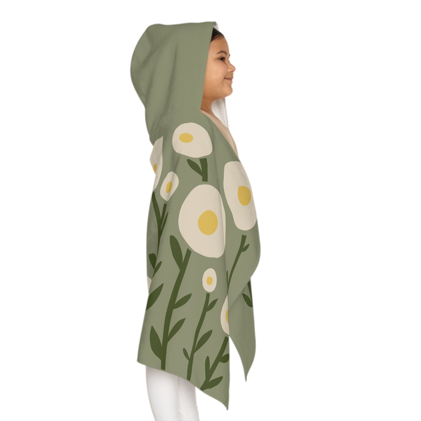 Sunny Egg Bloom Hooded Towel | Fun & Minimalist for Kids