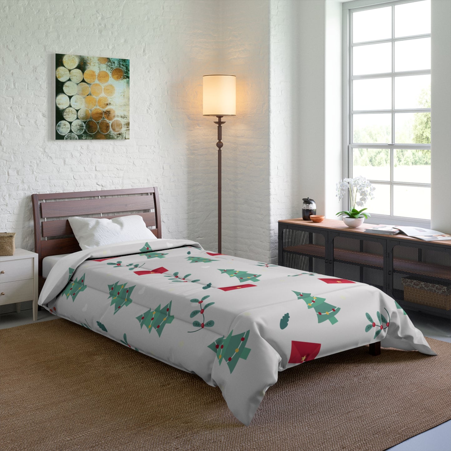 Warm Christmas Magic | Festive Christmas Pattern Comforter