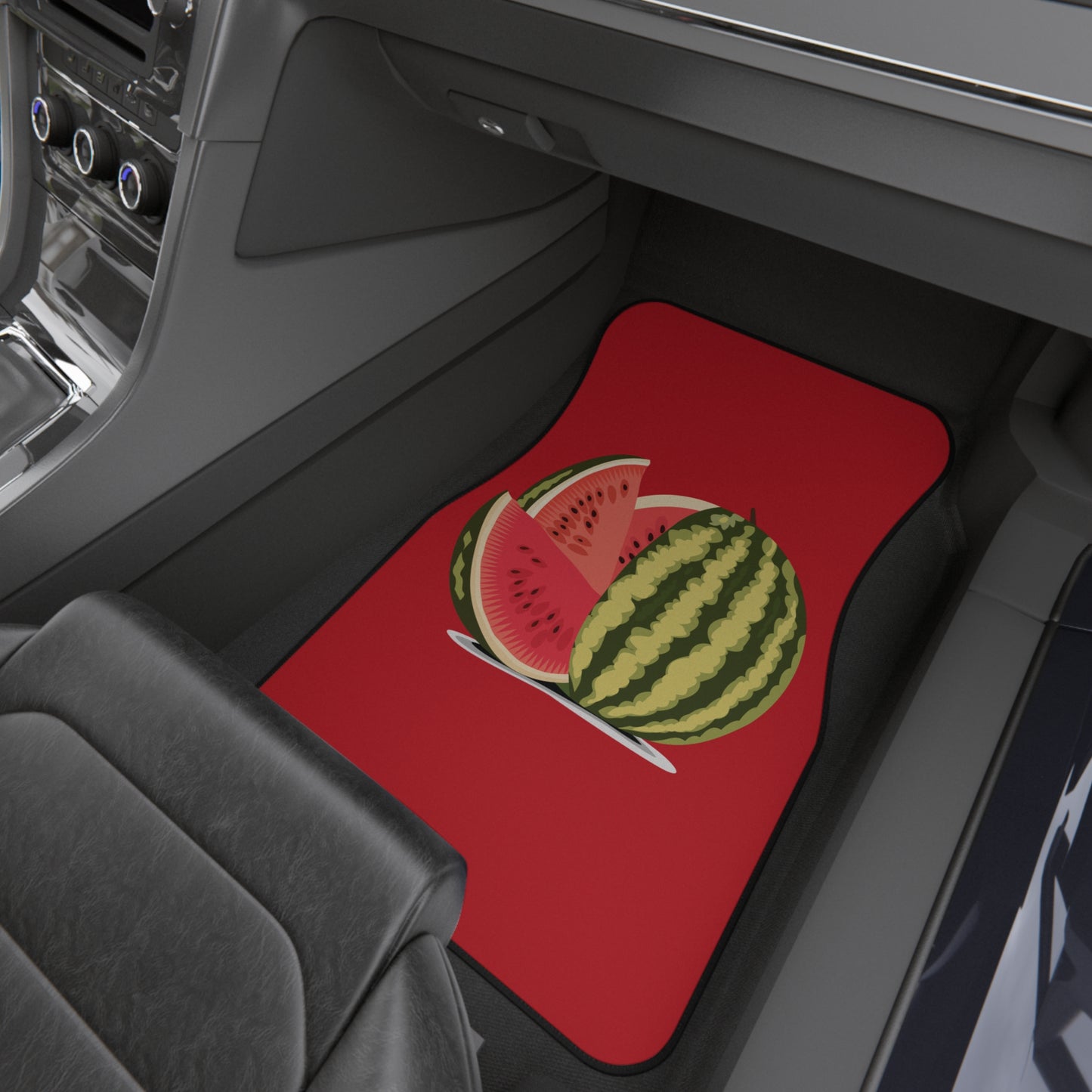 Juicy Drive | Summer Watermelon Car Mats (2 Front)