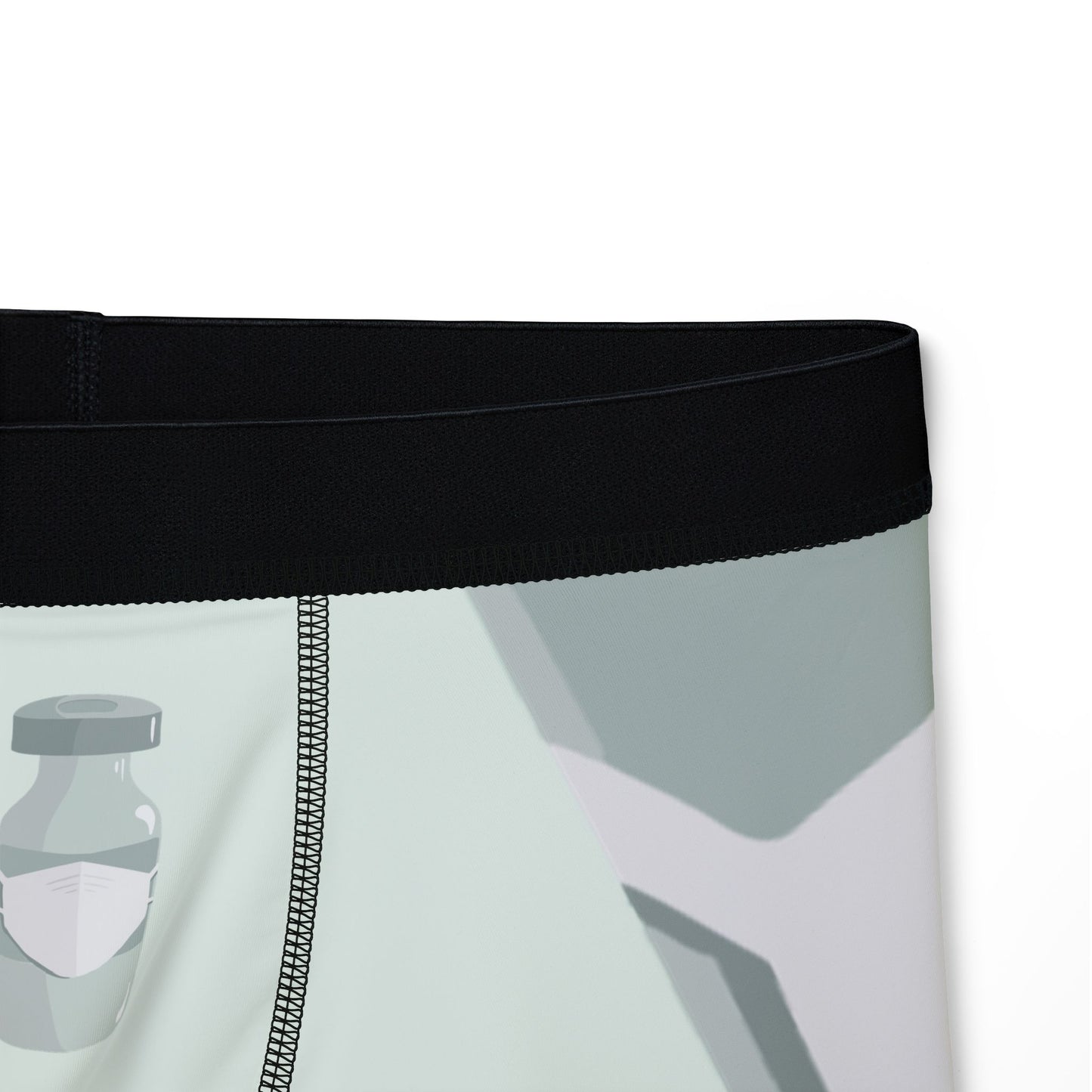 Vaccine & Smile | Fun Graphic Men's Boxers With A Playful Attitude
