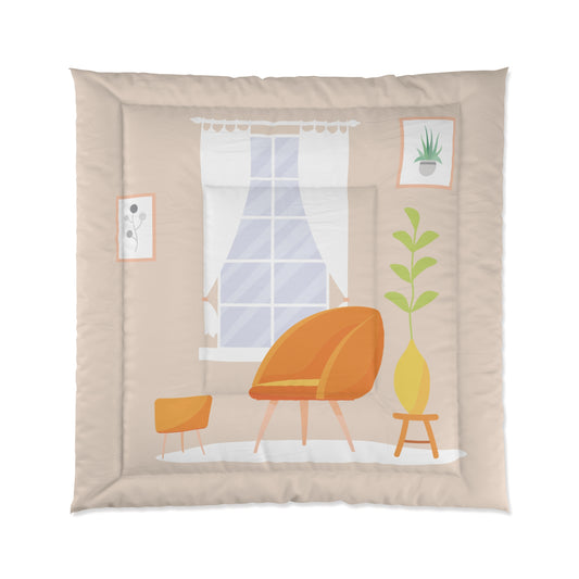 Living Room Accent Comforter | A Bold Decorative Touch for Modern Spaces