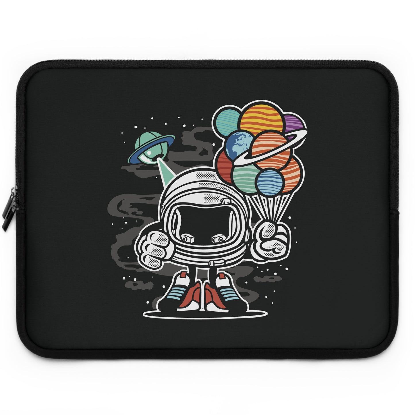 Alien Robot Vibes | Cartoon Alien Robot Laptop Sleeve
