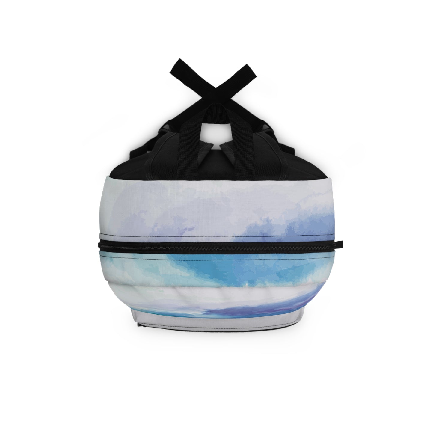 Emerald Watercolor Dream | Artistic Backpack with Fresh Watercolor Design