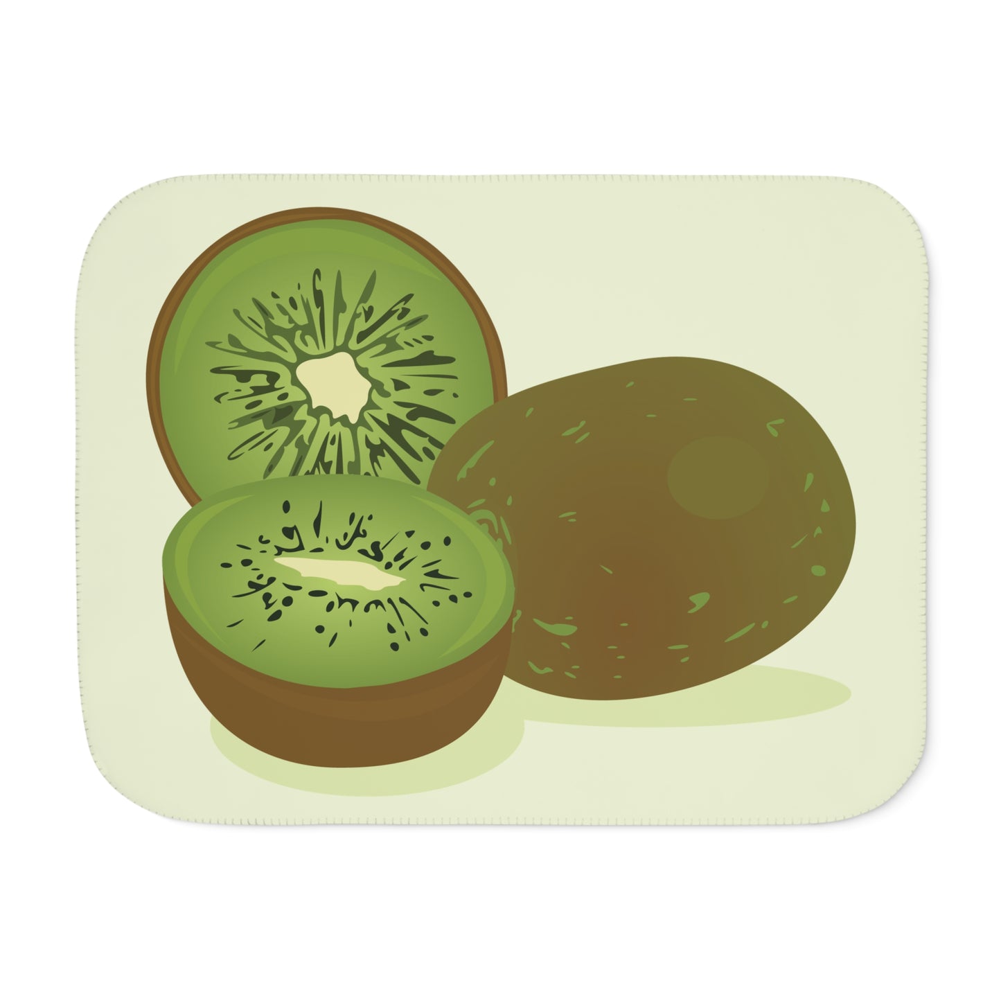 Hug a Kiwi Daily | Sherpa Blanket with Kiwi Print | Cozy – Fresh – Unique