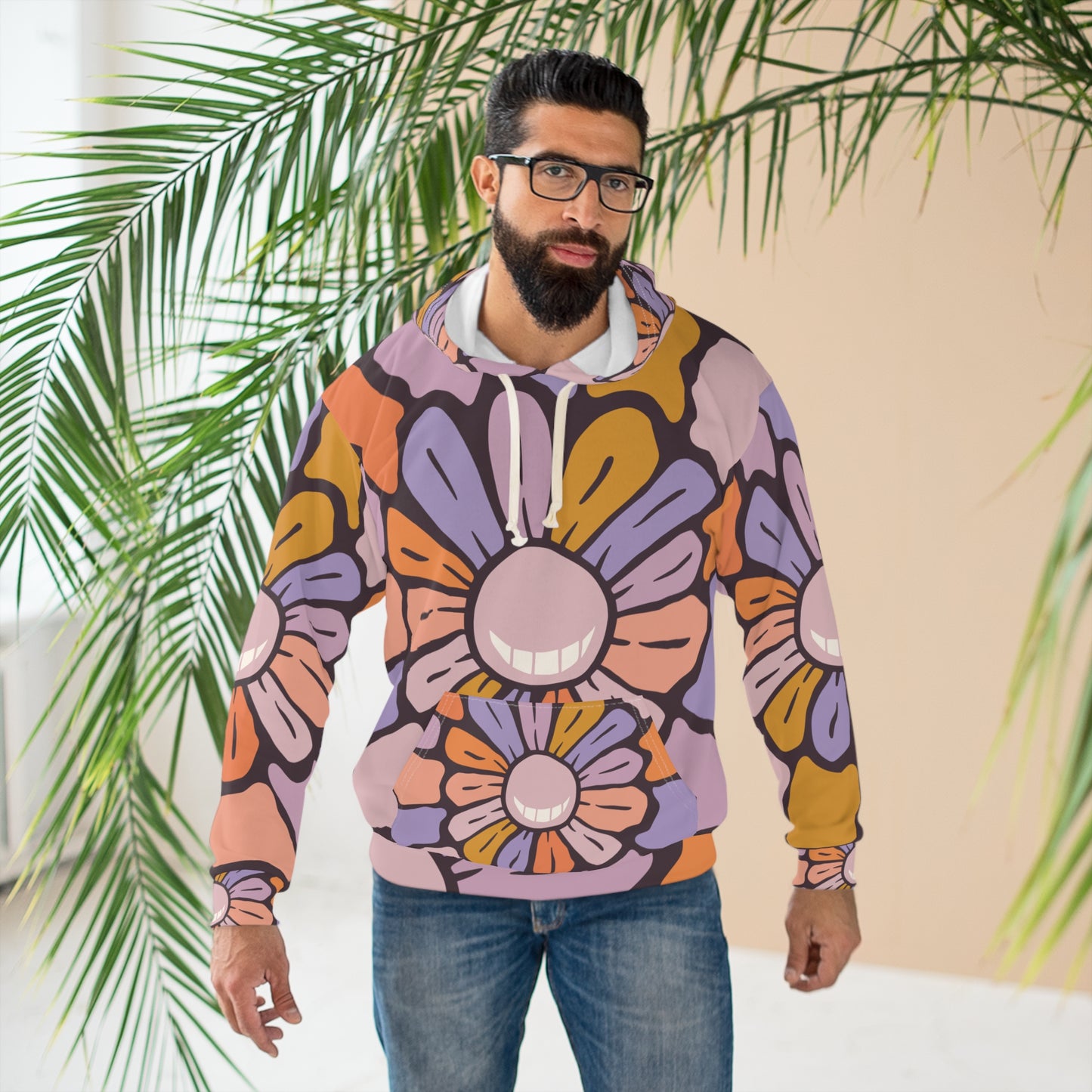 Unisex All-Over Print Hoodie | “Quiet Bloom”