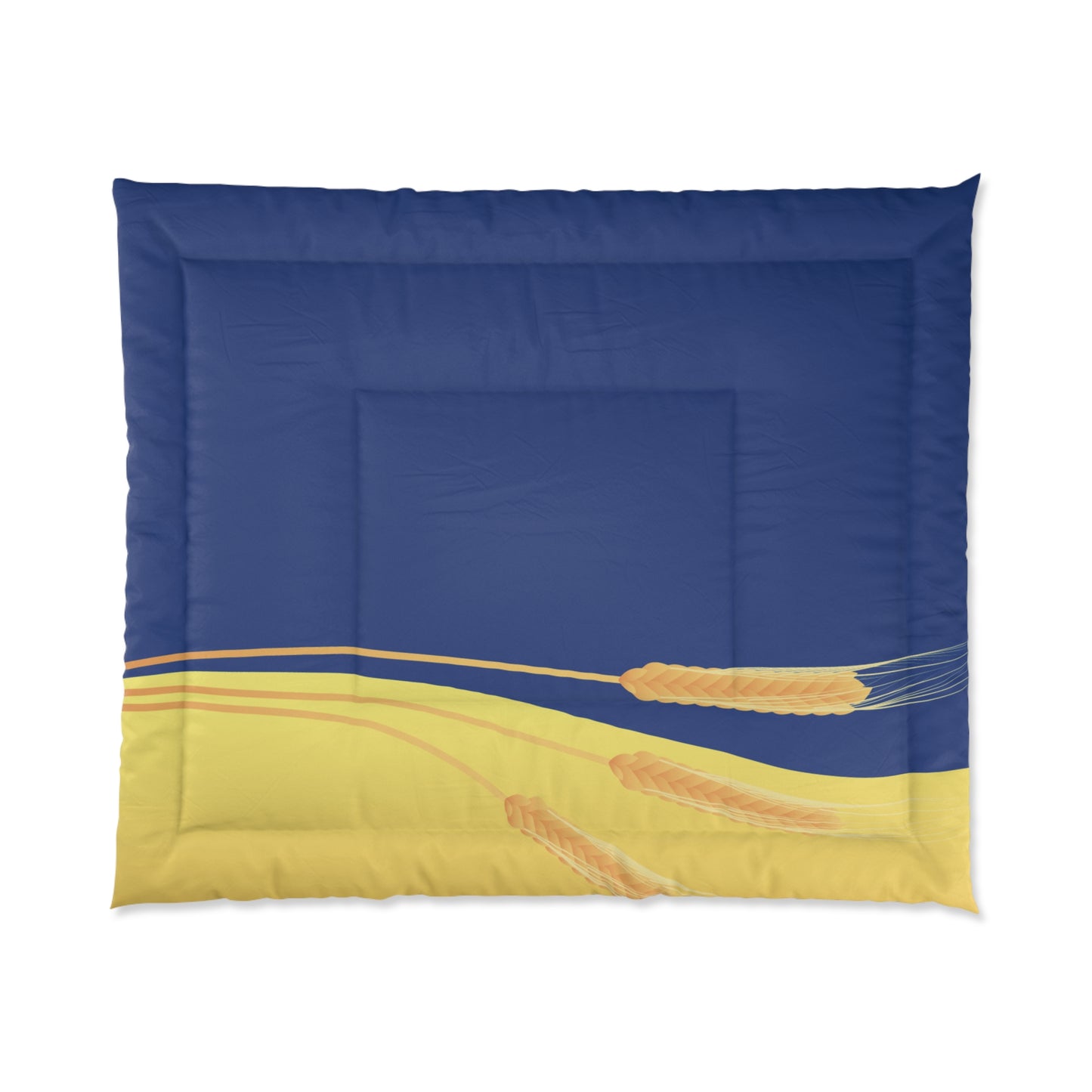 Golden Harvest Dream | Wheat Field Inspired Comforter For A Calm Bedroom