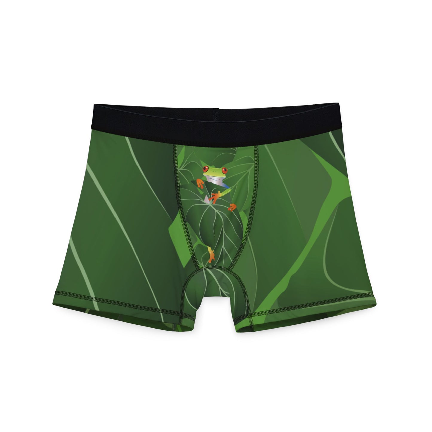 Frog Leaf Hug Boxers | Cute & Chill Men’s Underwear With Fun Vibes