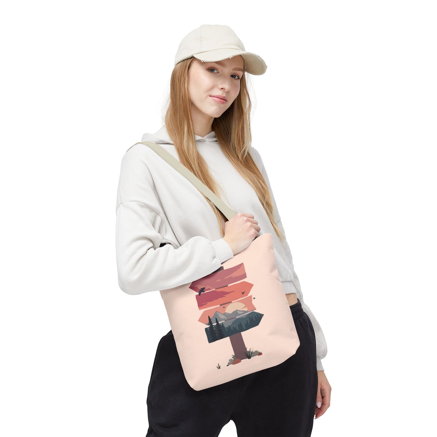 Arrow Sign Statement Tote Bag | Bold Direction, Modern Style