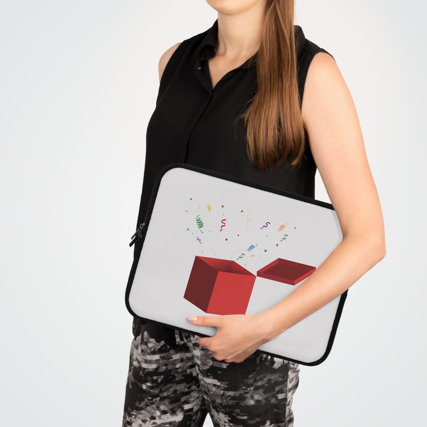 Gift Box Vibes | Sweet Gift Box Laptop Sleeve for Everyday Joy