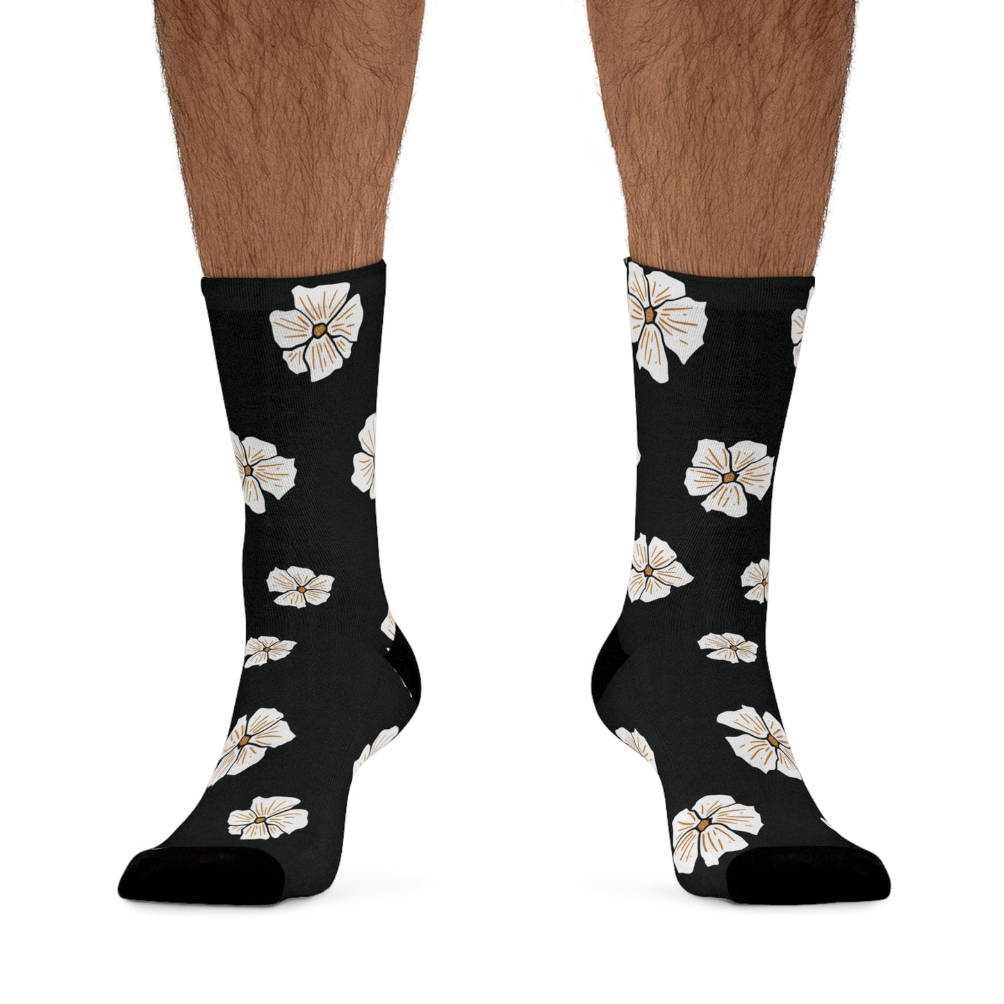 Luxury Bloom Recycled Socks | Premium Floral Print