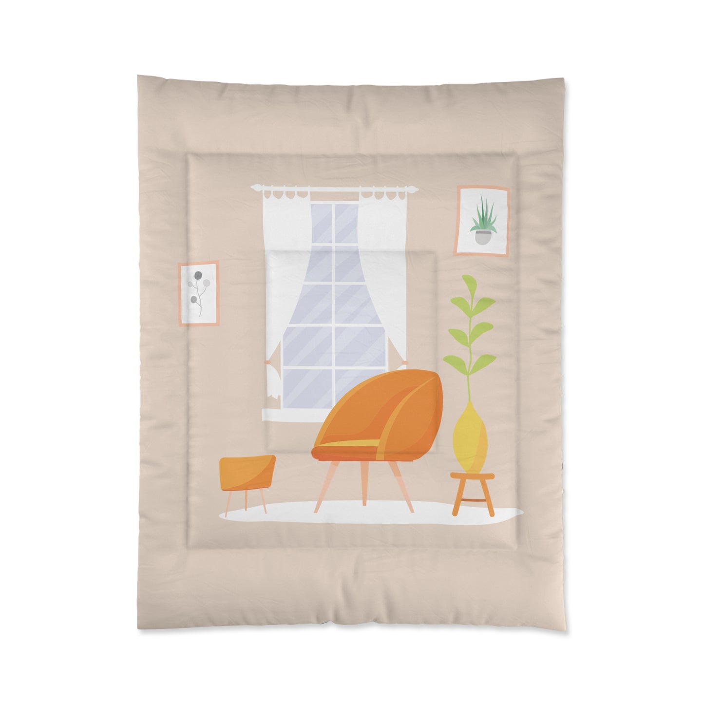 Living Room Accent Comforter | A Bold Decorative Touch for Modern Spaces