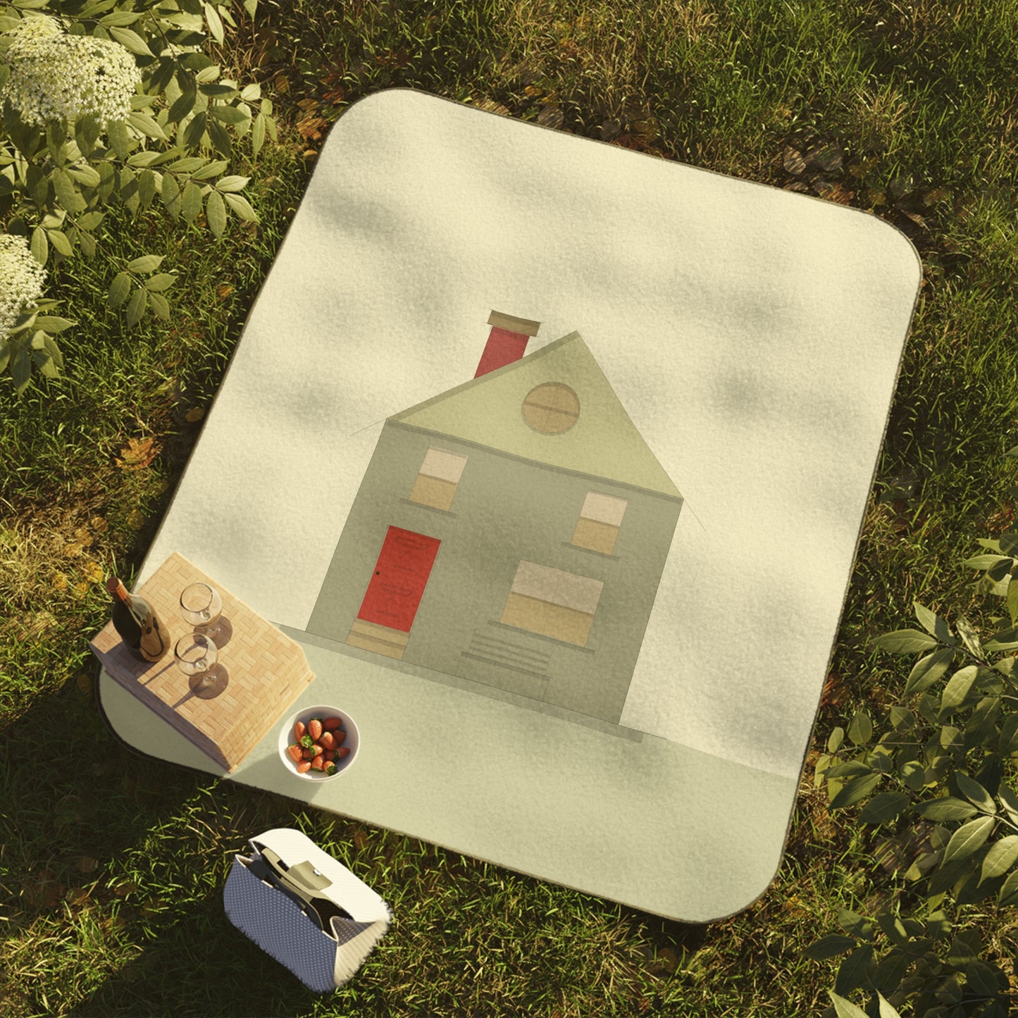 Architectural Icons Picnic Blanket | Creative Travel-Inspired Outdoor Blanket