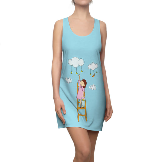 Girl Reaching For The Stars | Artistic Dress For Big Dreamers