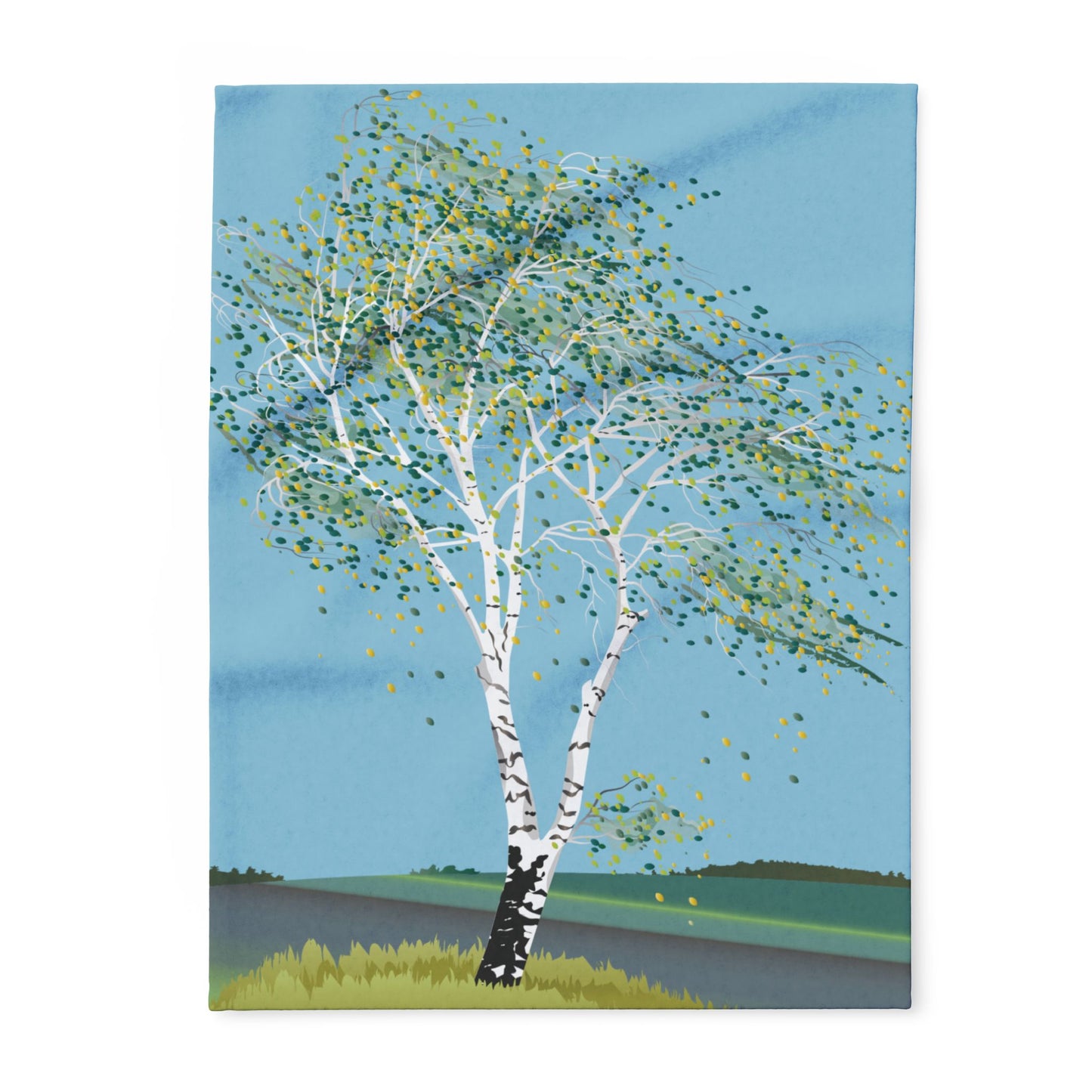 Birch Tree Fleece Blanket | Wrap Yourself in Nature | Cozy Yet Stylish