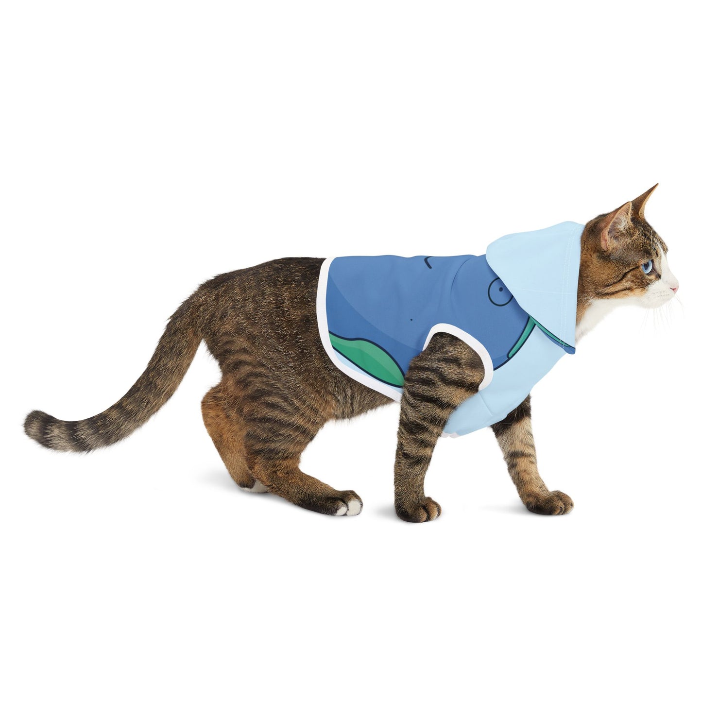 Cool Earth With Glasses | Ful & Trendy Pet Hoodie