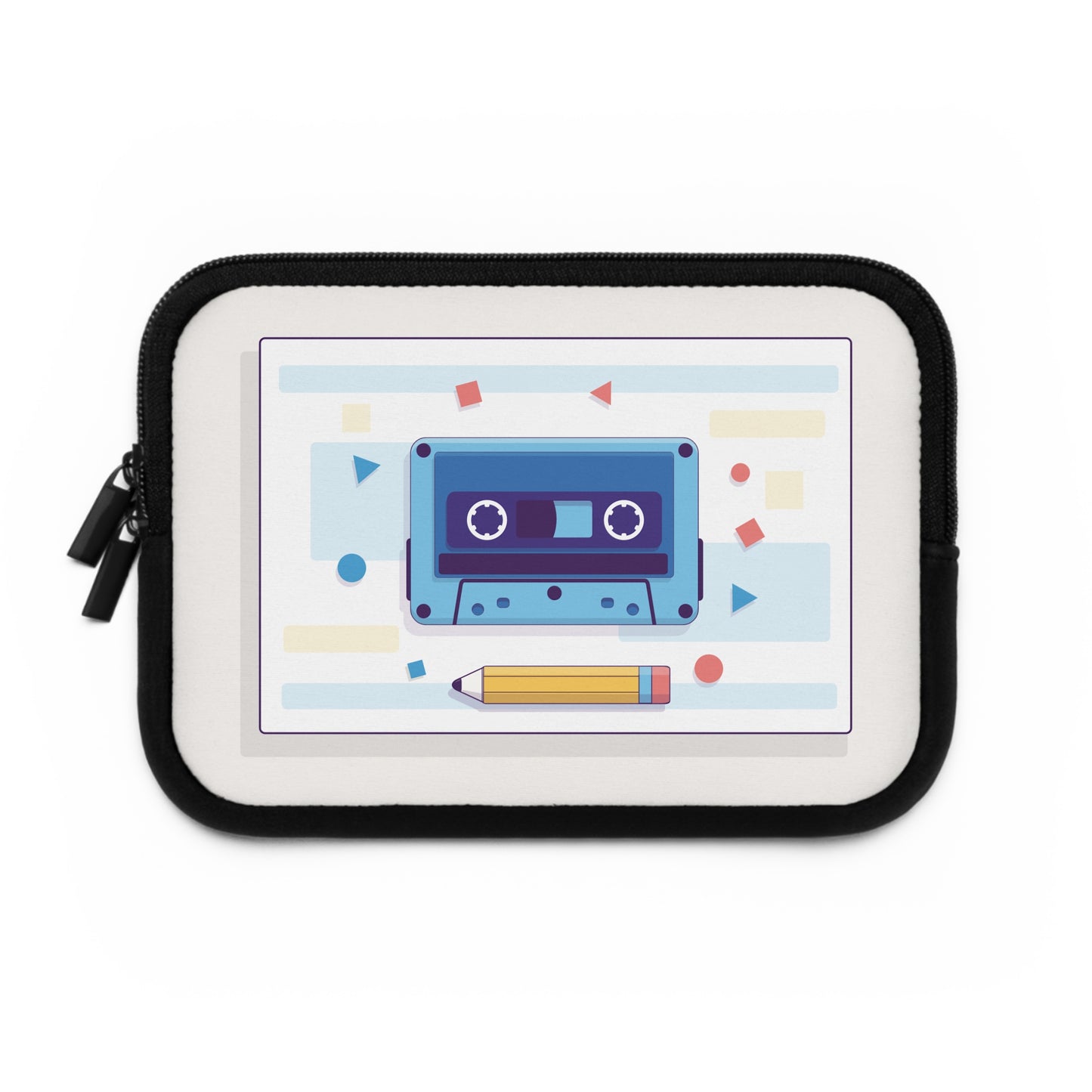 Retro Mindset | Classic Cassette Tape & Pencil Creative Laptop Sleeve