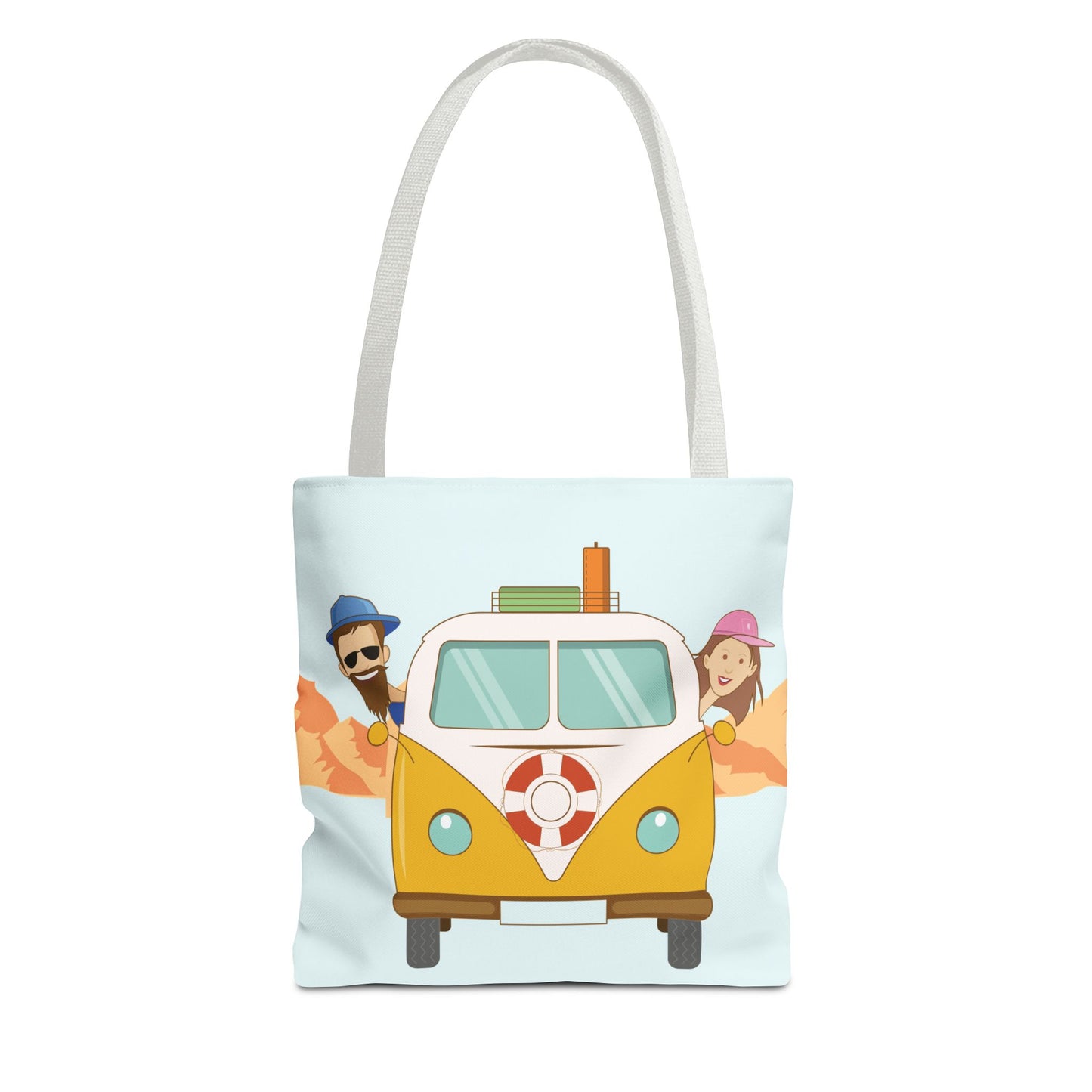 Van Life Together | Fun Road Trip Couple Tote Bag