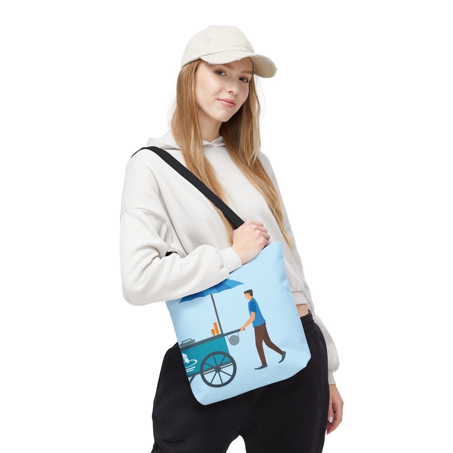 Sweet Ice Cream Ride | Fun Ice Cream Truck Tote Bag Full of Summer Vibes