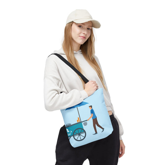 Sweet Ice Cream Ride | Fun Ice Cream Truck Tote Bag Full of Summer Vibes