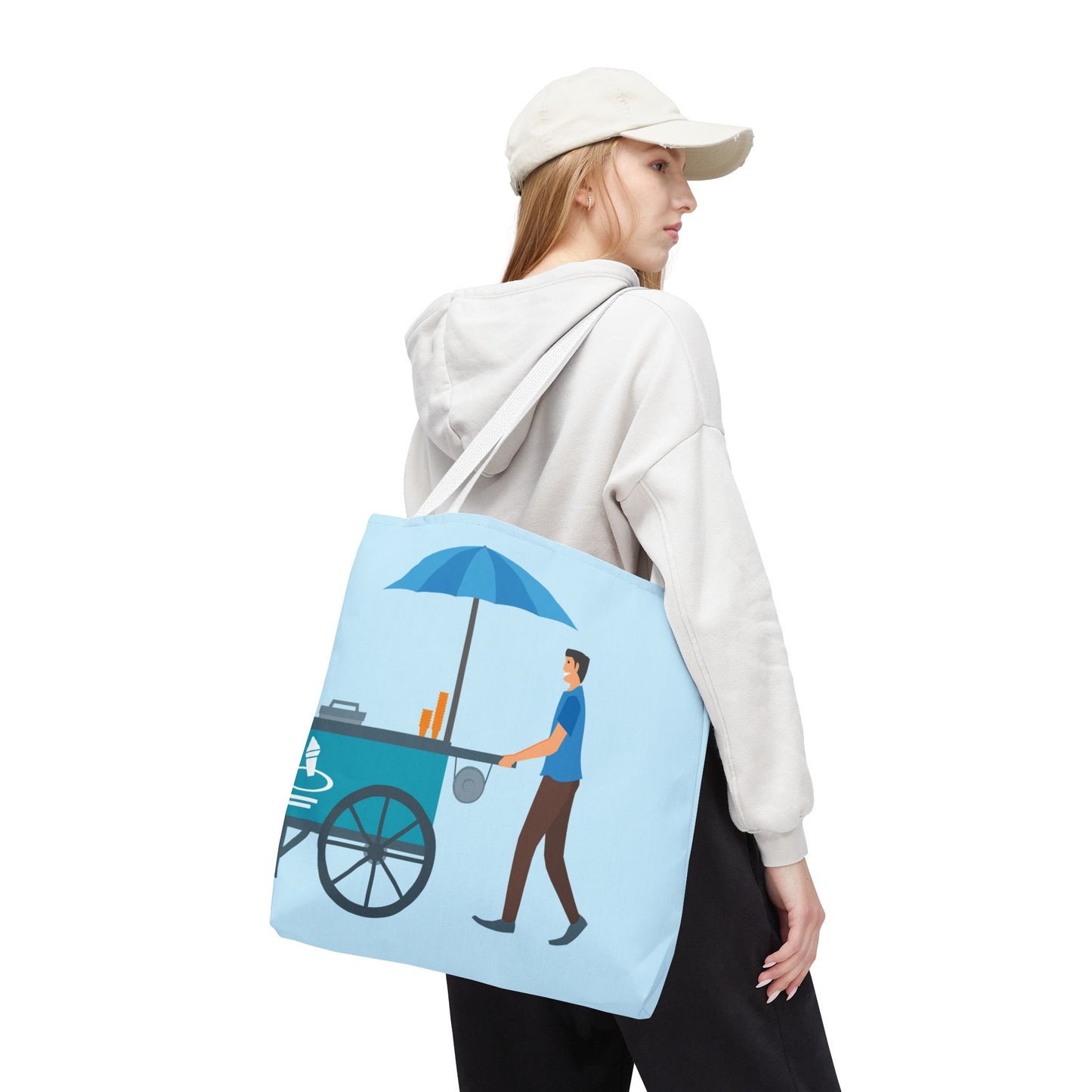Sweet Ice Cream Ride | Fun Ice Cream Truck Tote Bag Full of Summer Vibes